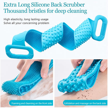 🛁Silicone Bathing Scrubber Belt for Men & Women